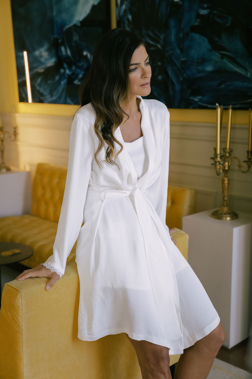 Silky Dreams Dressing Gown (Pre-order) Leizi Silky Dreams Dressing Gown (Pre-order) Leizi